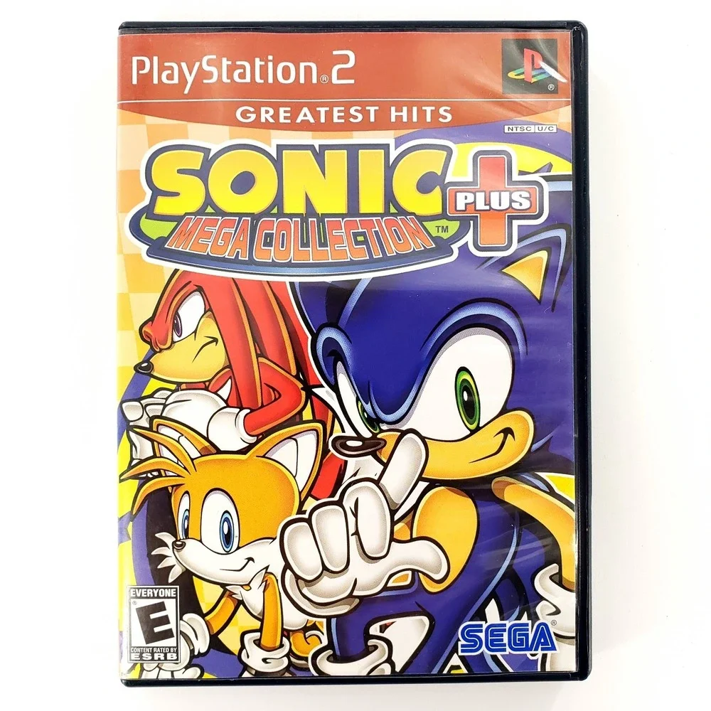 Sonic Mega Collection Plus (Sony PlayStation 2, 2004) Complete Tested & Works